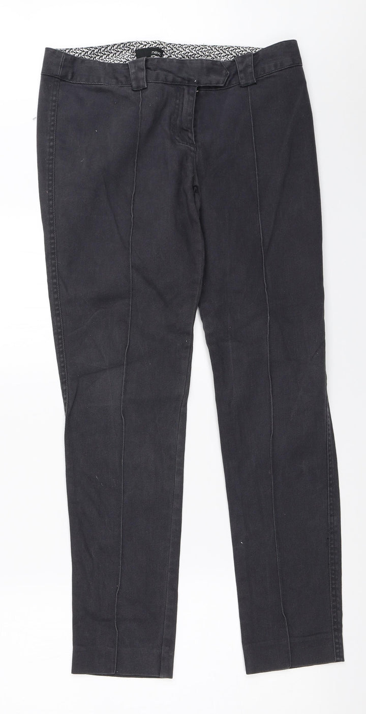 NEXT Womens Grey Skinny Jeans Size 10 L29 in