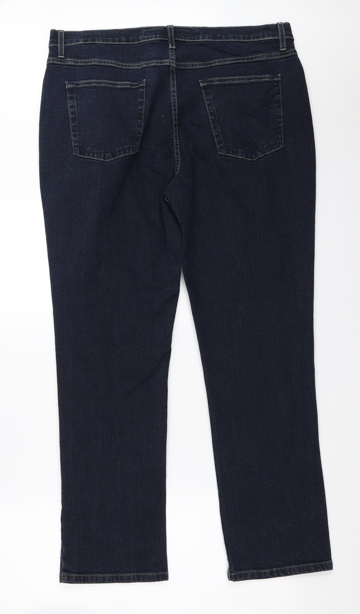 Per Una Womens Blue   Straight Jeans Size 18 L28 in