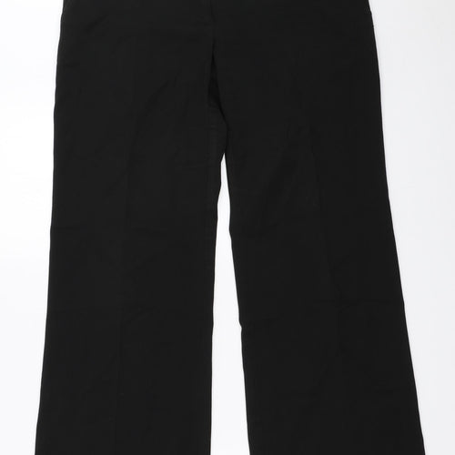Warehouse Womens Black   Trousers  Size 12 L30 in