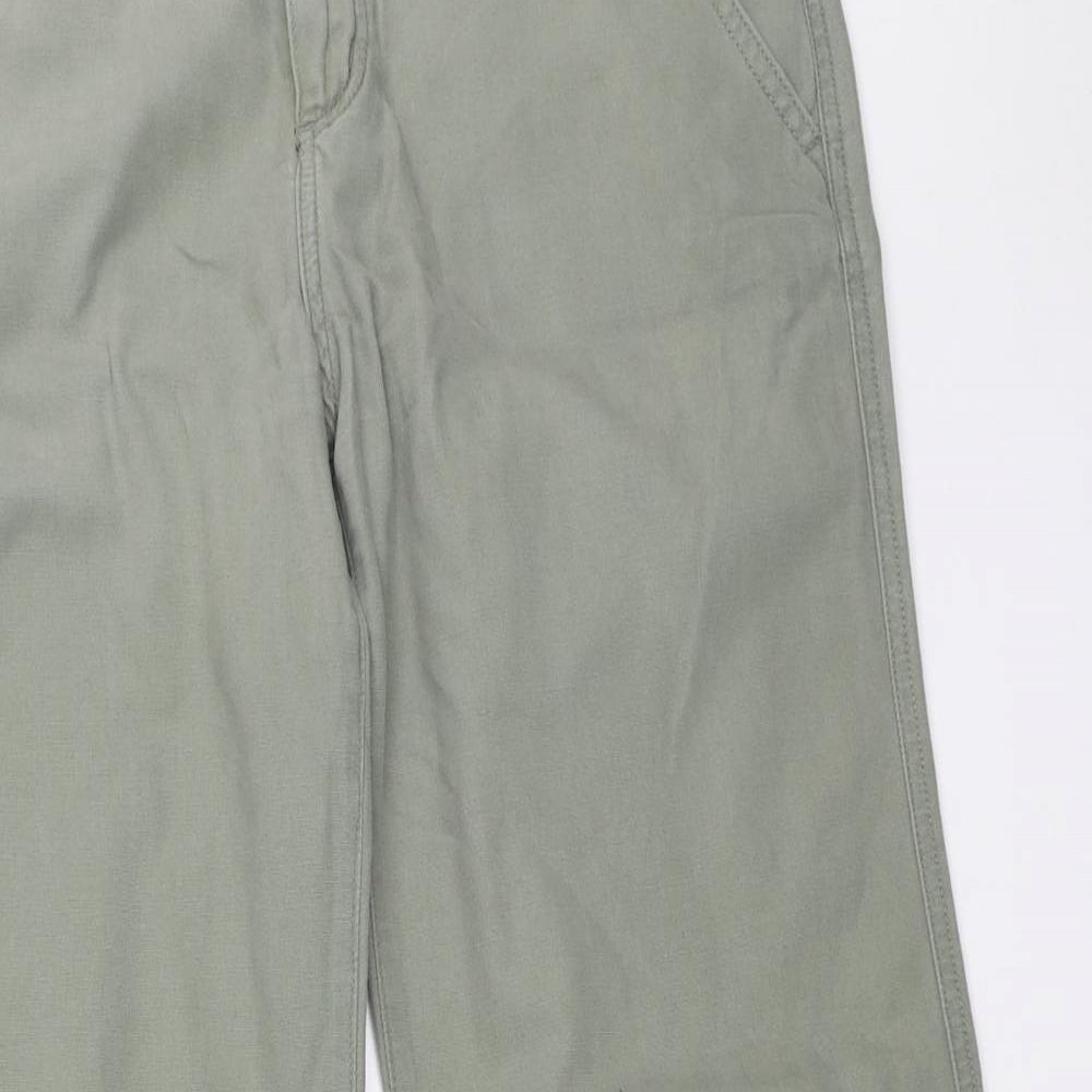 Oasis Womens Green   Trousers  Size 10 L29 in