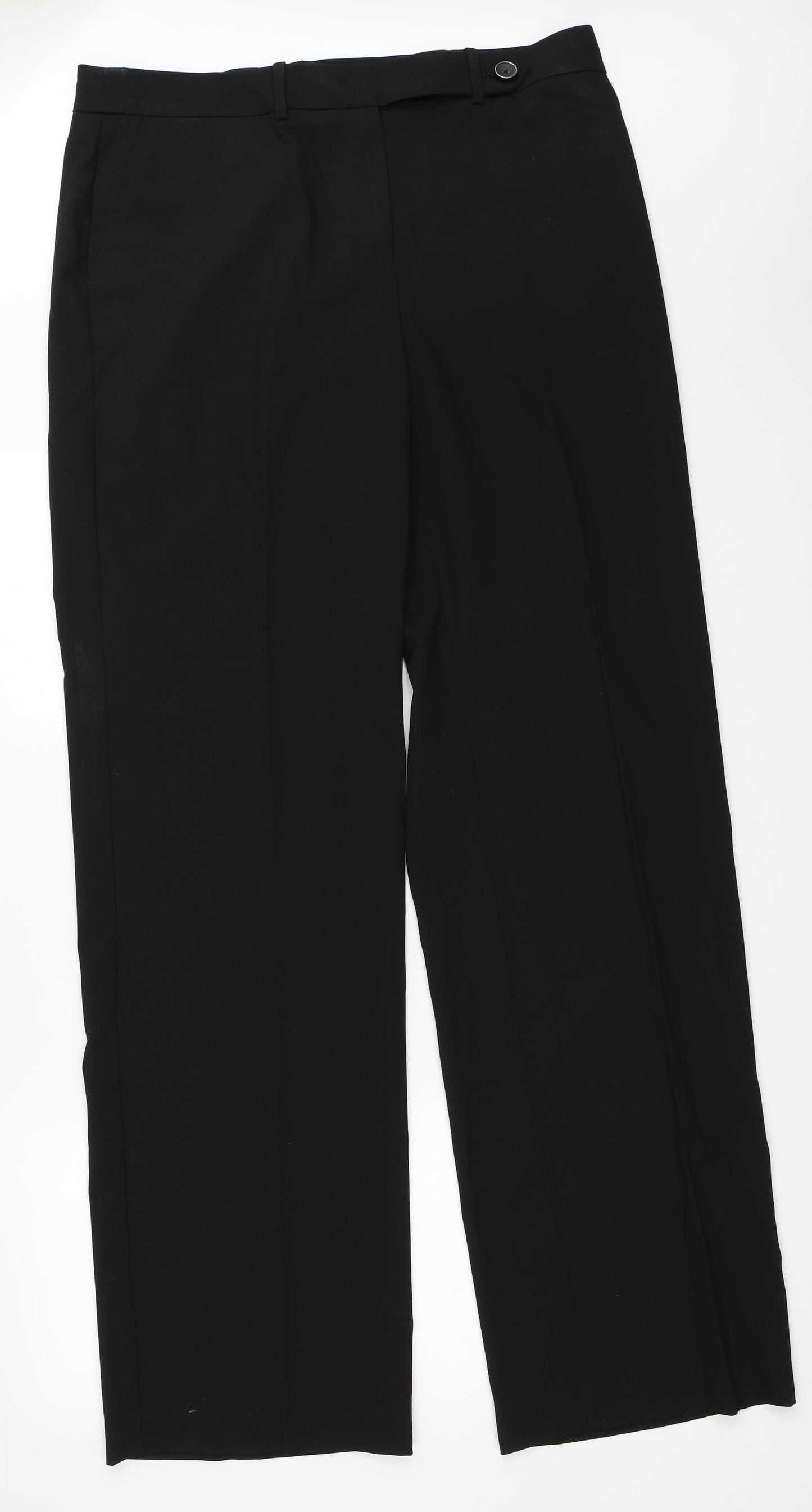 NEXT Womens Black   Trousers  Size 16 L36 in