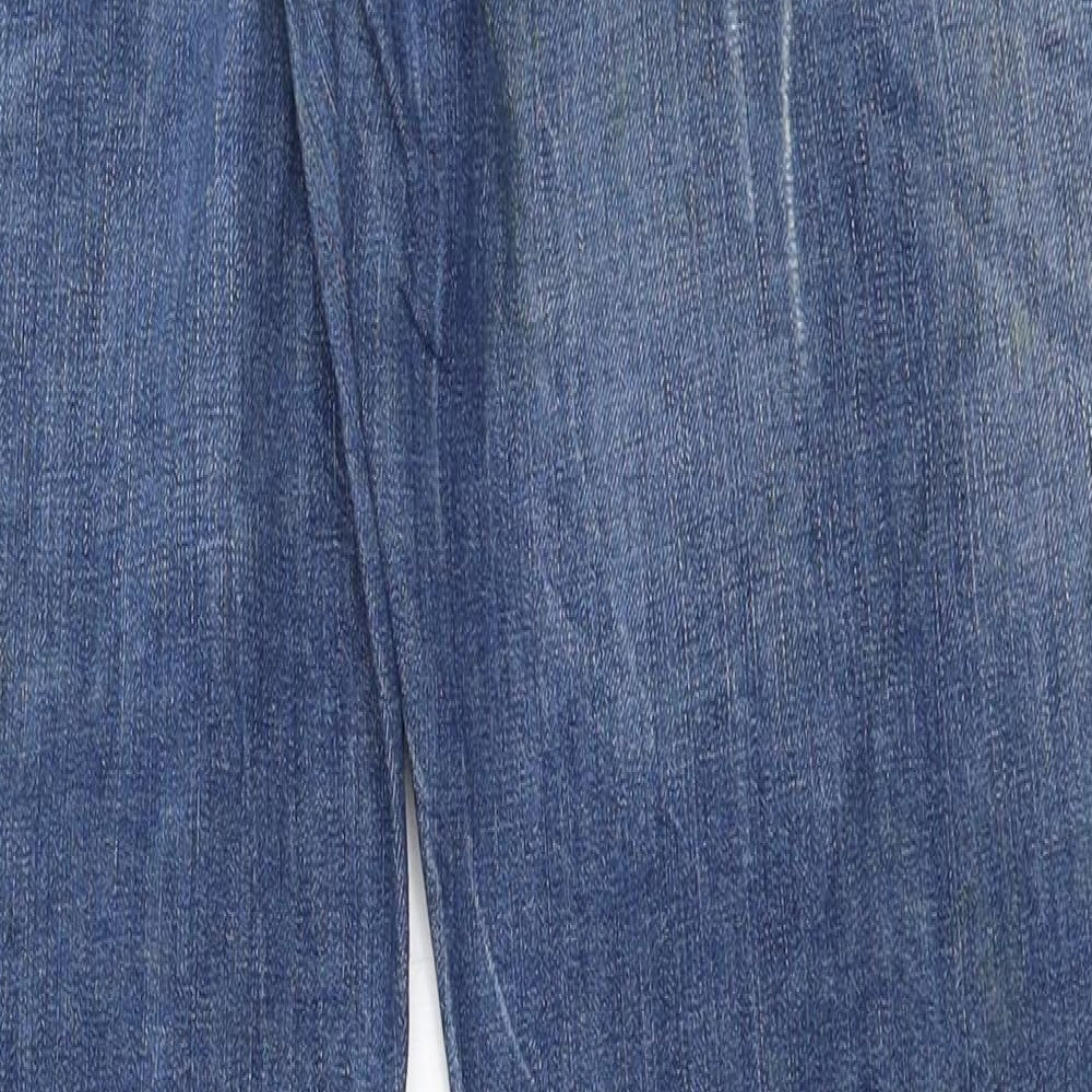 River Island Womens Blue  Denim Straight Jeans Size 14 L30 in