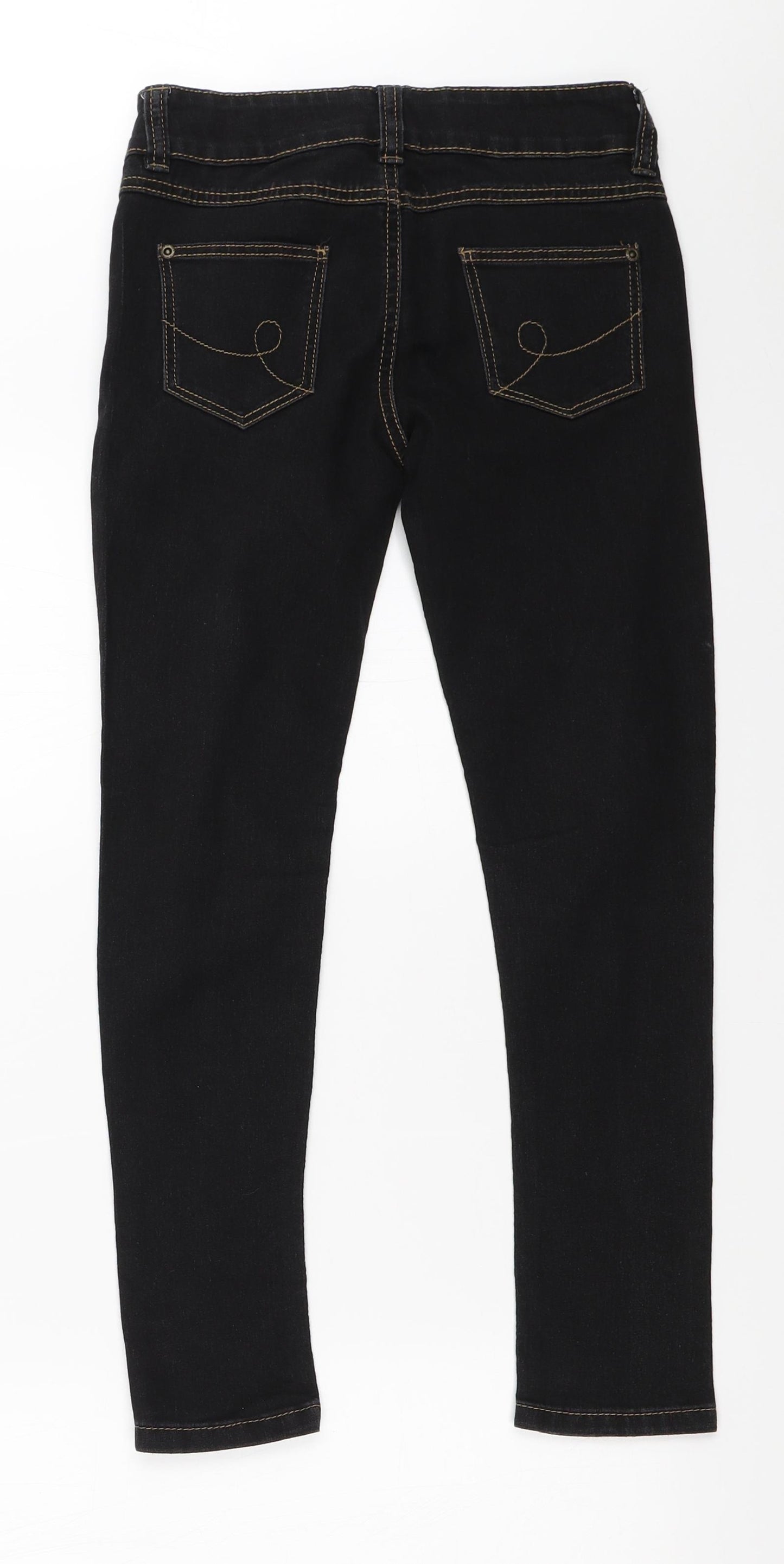 Primark Girls Black   Skinny Jeans Size 9-10 Years