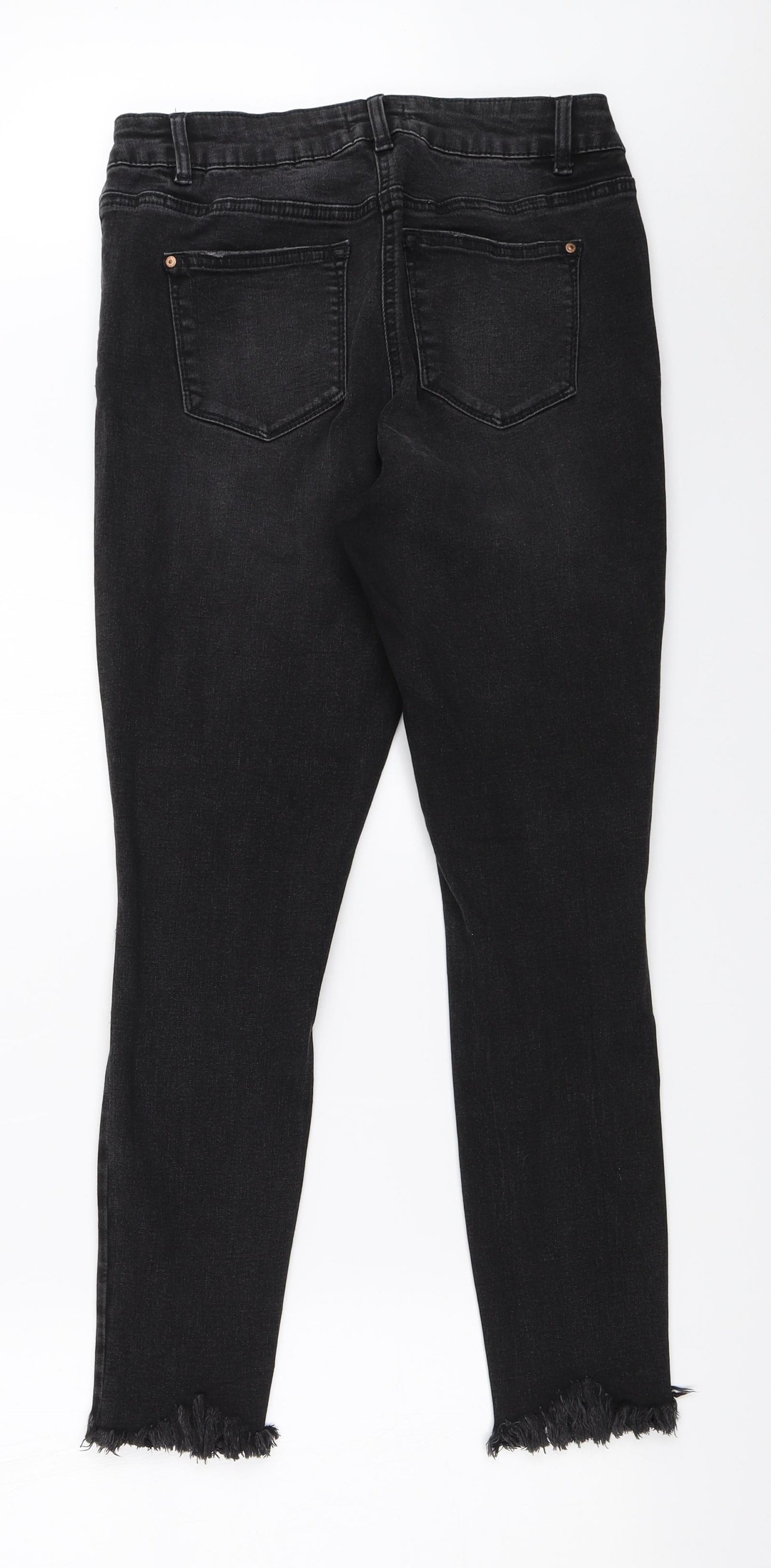 Matalan Womens Black   Skinny Jeans Size 12 L26 in