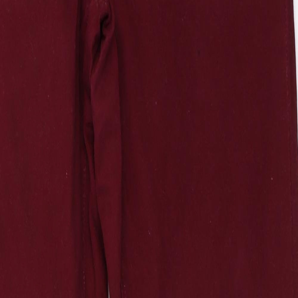 Falmer Womens Red   Skinny Jeans Size 12 L30.5 in