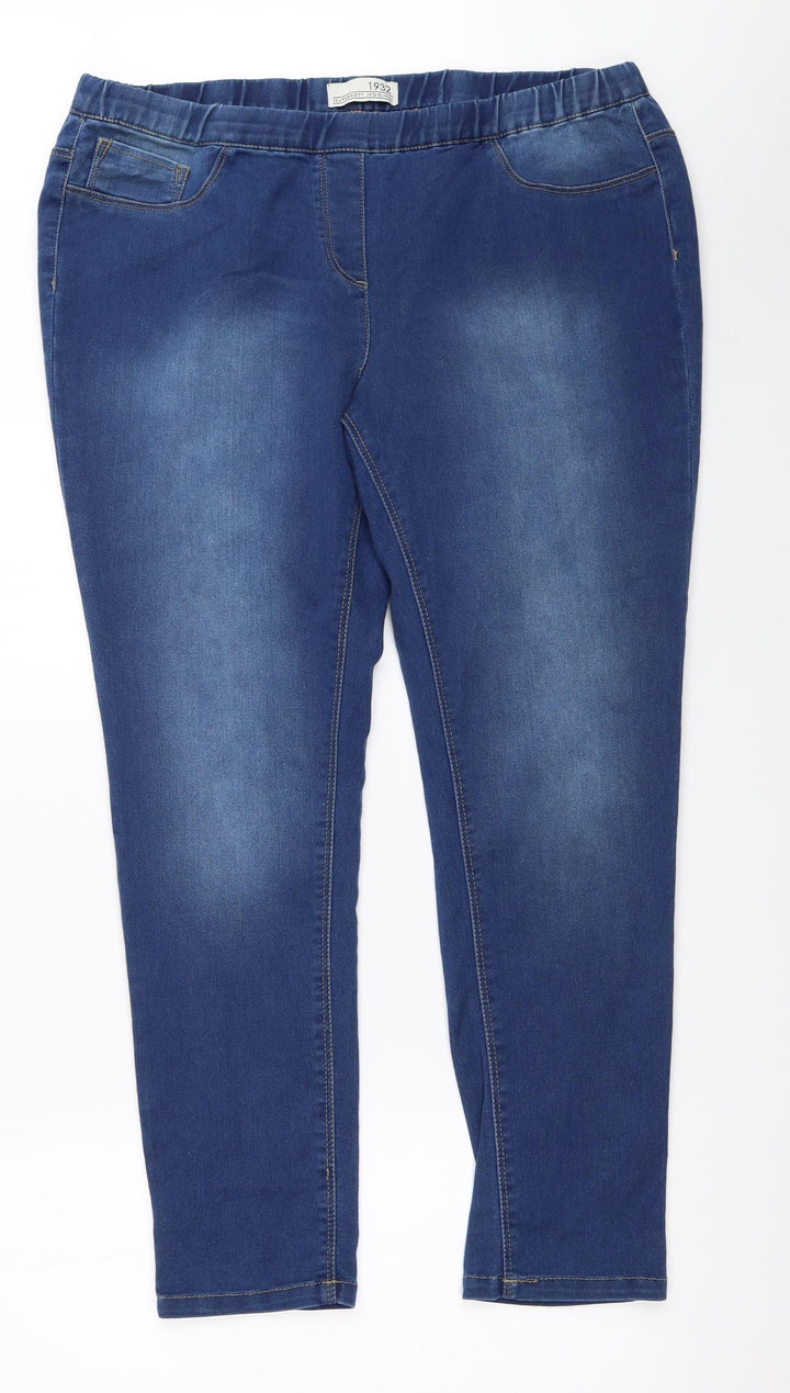 Preworn Womens Blue   Jegging Jeans Size 38 in L28 in