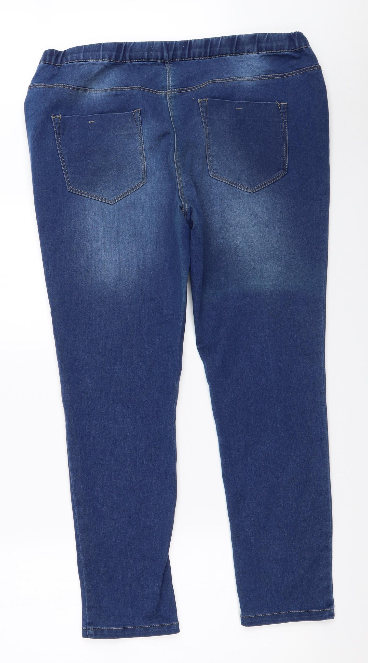 Preworn Womens Blue   Jegging Jeans Size 38 in L28 in