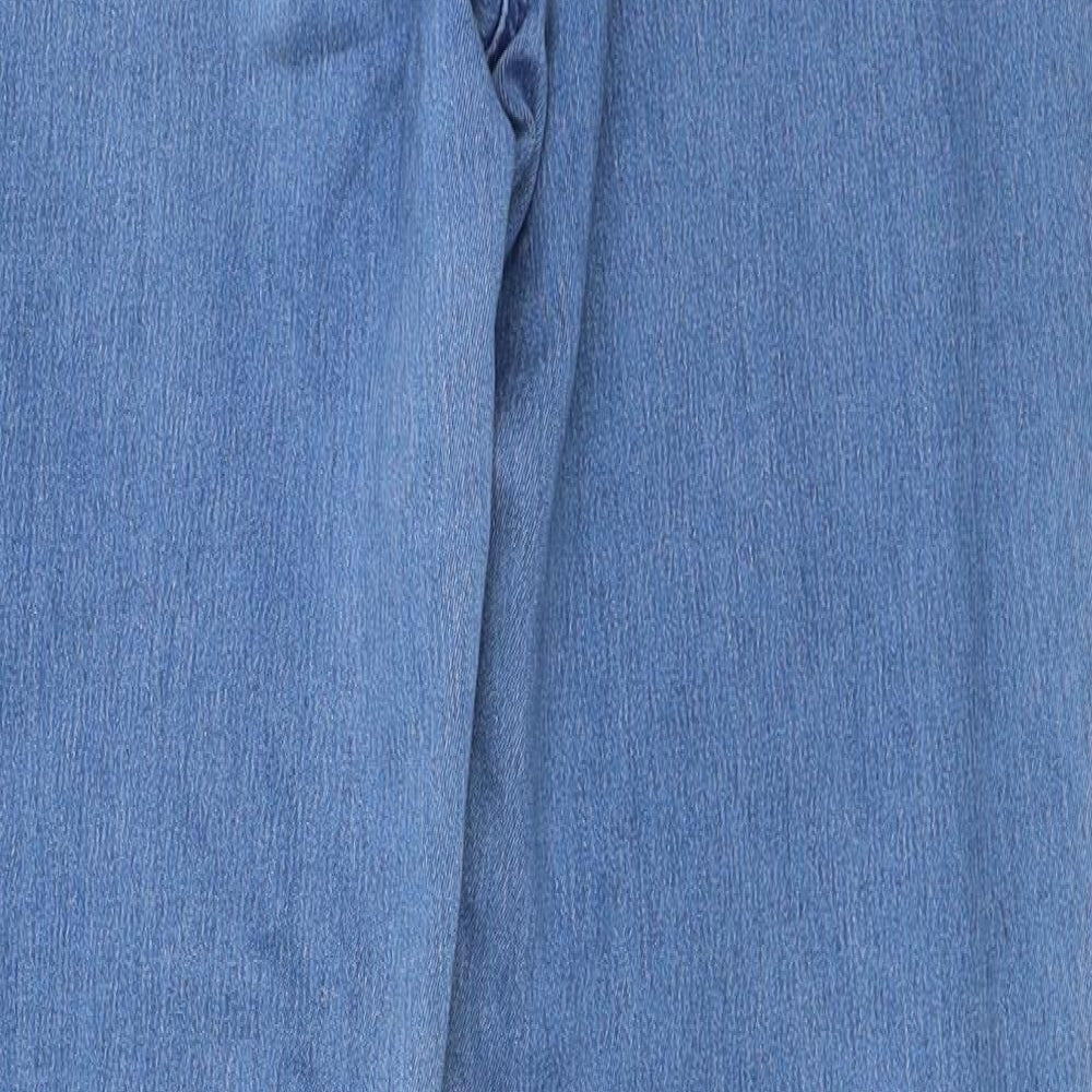 M&Co Womens Blue   Skinny Jeans Size 14 L30 in