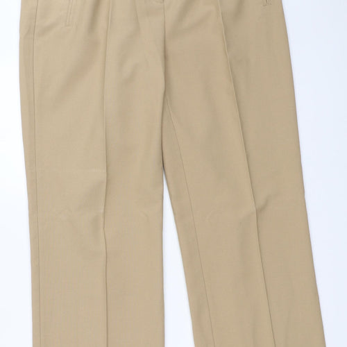 Canvas Womens Beige   Trousers  Size 14 L28 in