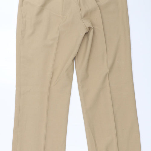 Canvas Womens Beige   Trousers  Size 14 L28 in