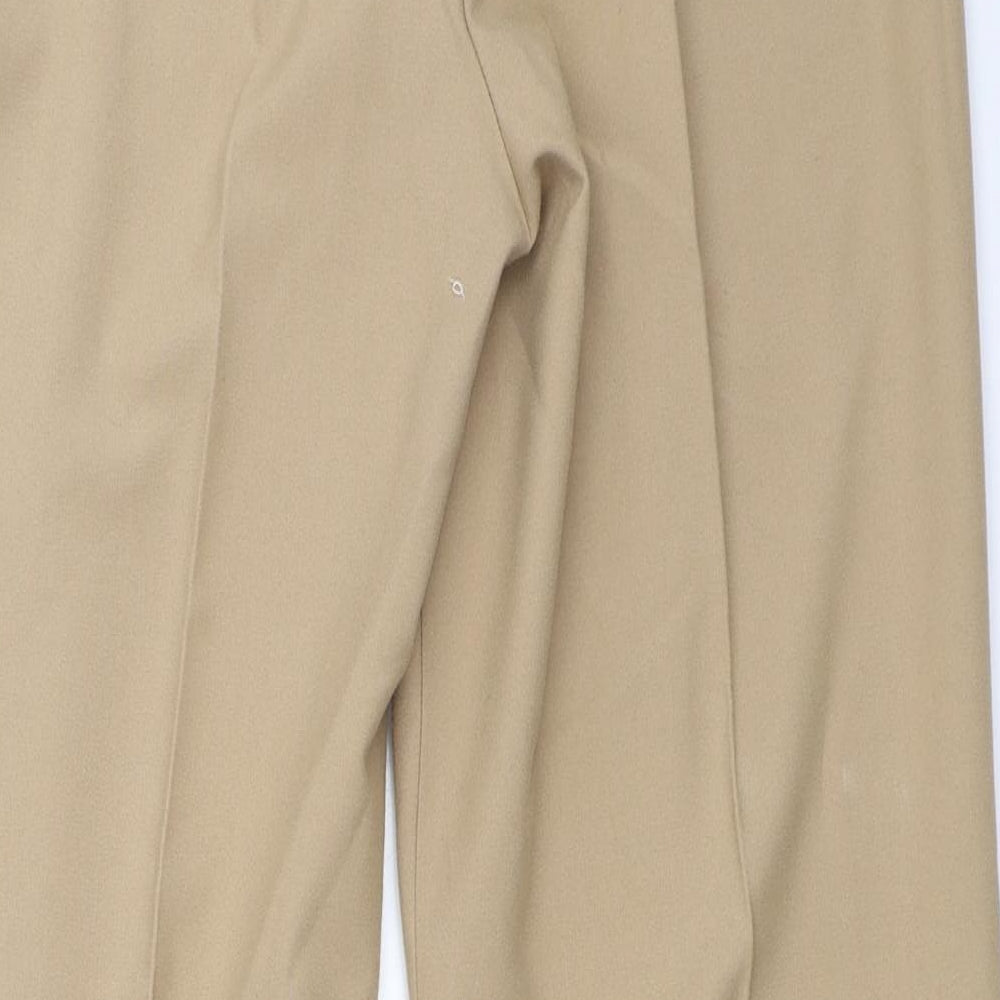 Canvas Womens Beige   Trousers  Size 14 L28 in