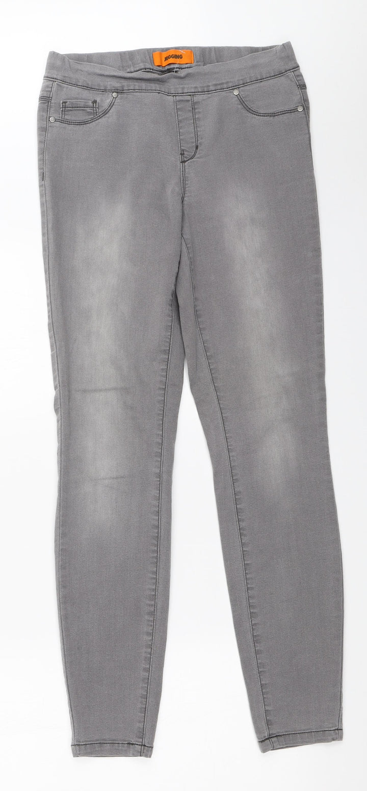 George Womens Grey Jegging Jeans Size 8 L29 in