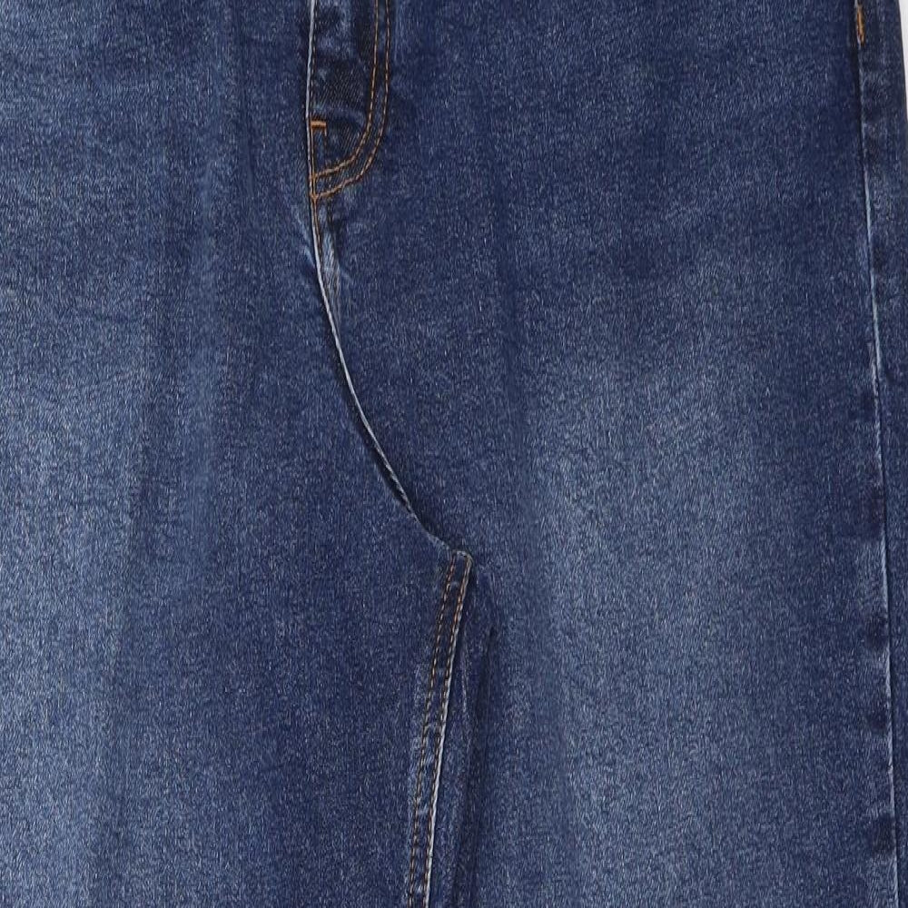 New Look Womens Blue  Denim Mom Jeans Size 18 L27.5 in