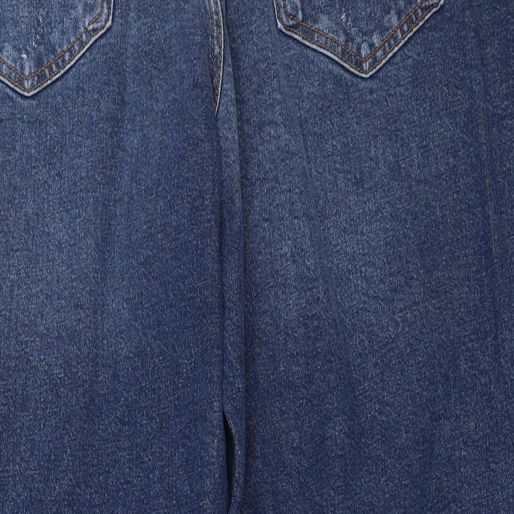 New Look Womens Blue  Denim Mom Jeans Size 18 L27.5 in