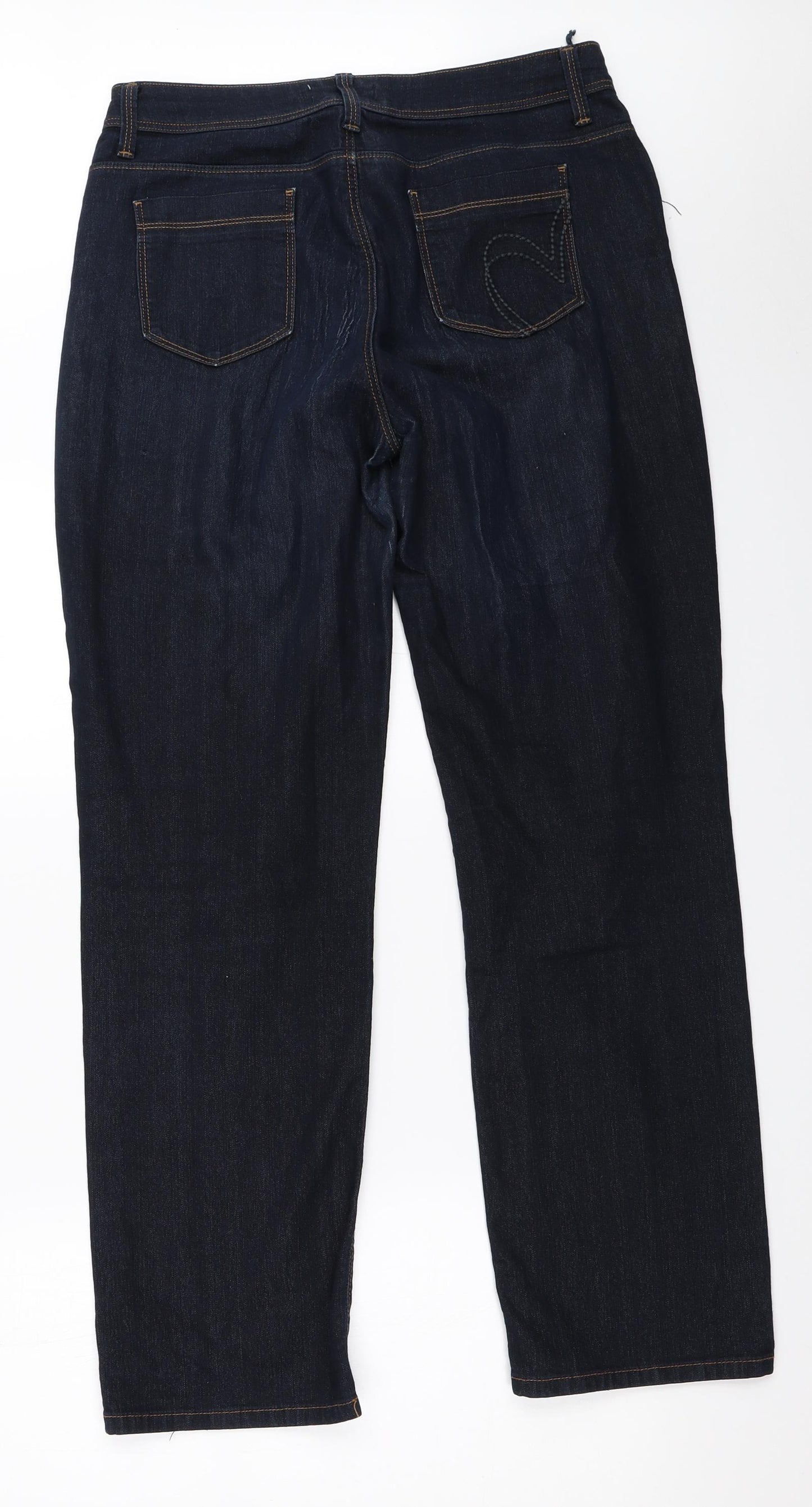 Per Una Womens Blue   Straight Jeans Size 12 L29 in