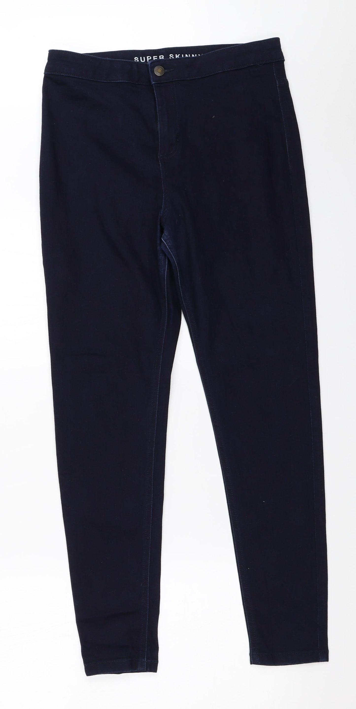 Marks and Spencer Womens Blue   Skinny Jeans Size 14 L28 in
