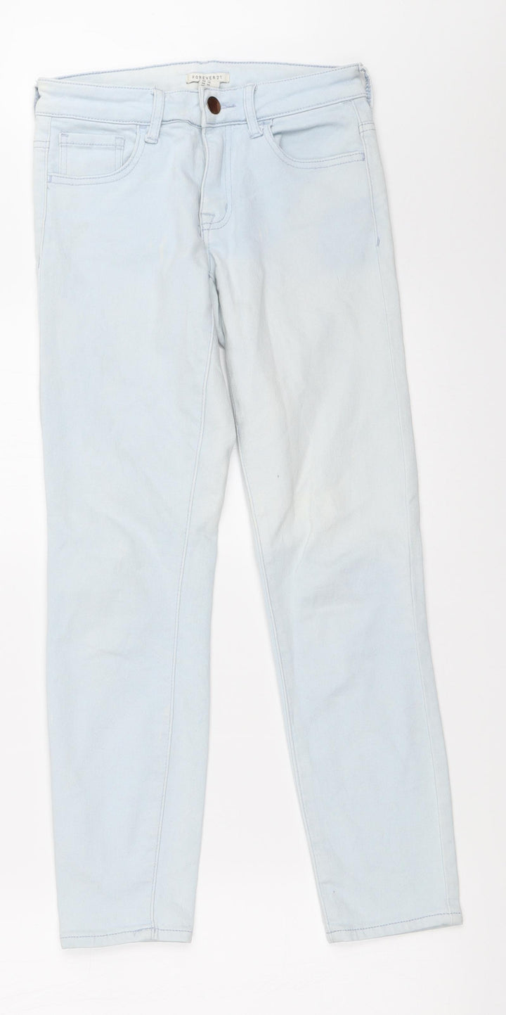 FOREVER 21 Womens Blue   Skinny Jeans Size 24 in L25 in