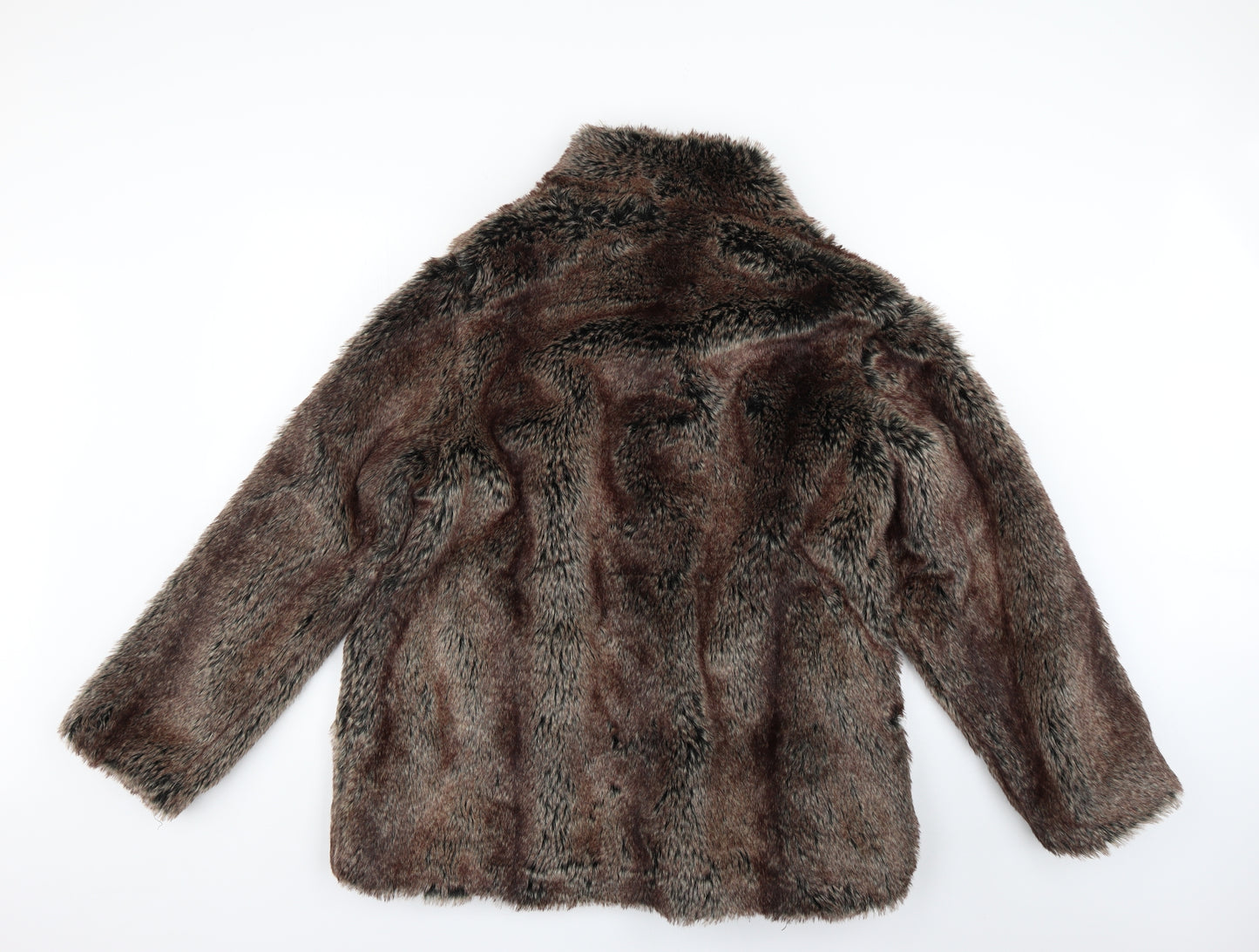 Cotton Traders Womens Brown   Overcoat Coat Size 20