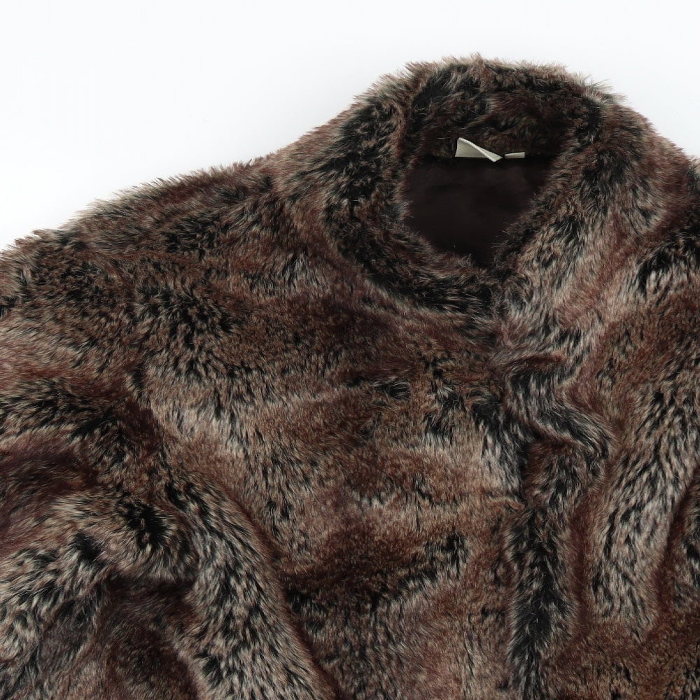 Cotton Traders Womens Brown   Overcoat Coat Size 20