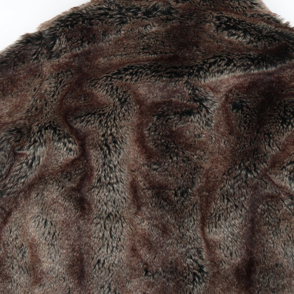 Cotton Traders Womens Brown   Overcoat Coat Size 20