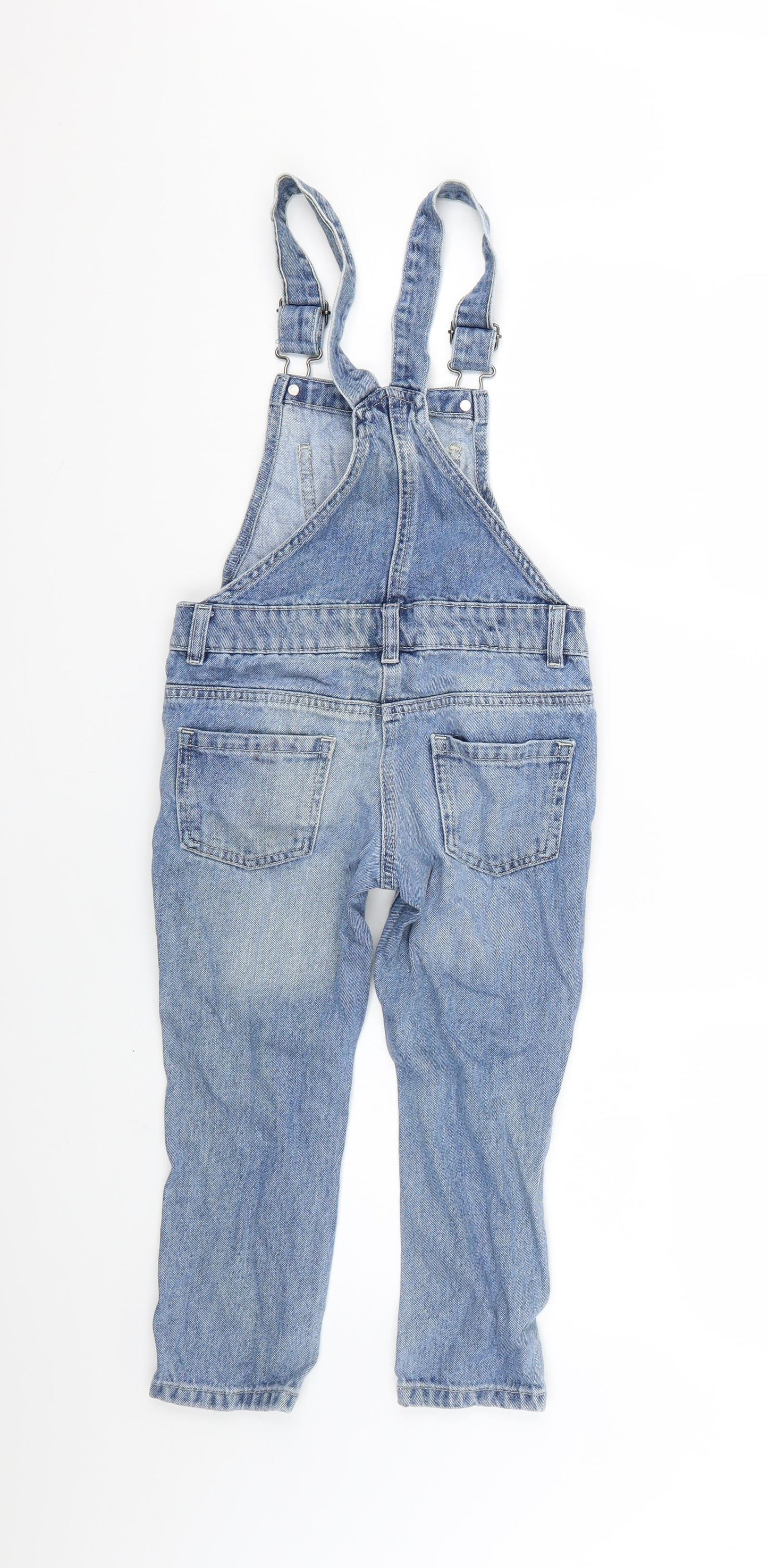 NEXT Girls Blue   Dungaree One-Piece Size 6 Years