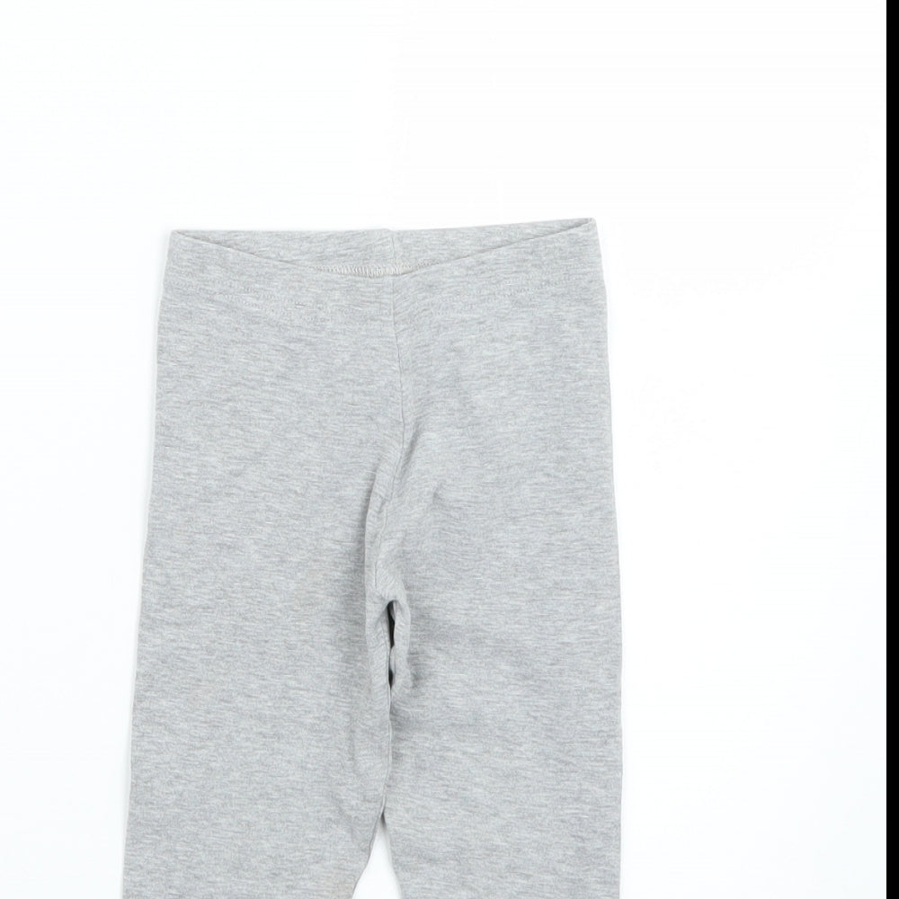Matalan Girls Grey   Jegging Trousers Size 5 Years