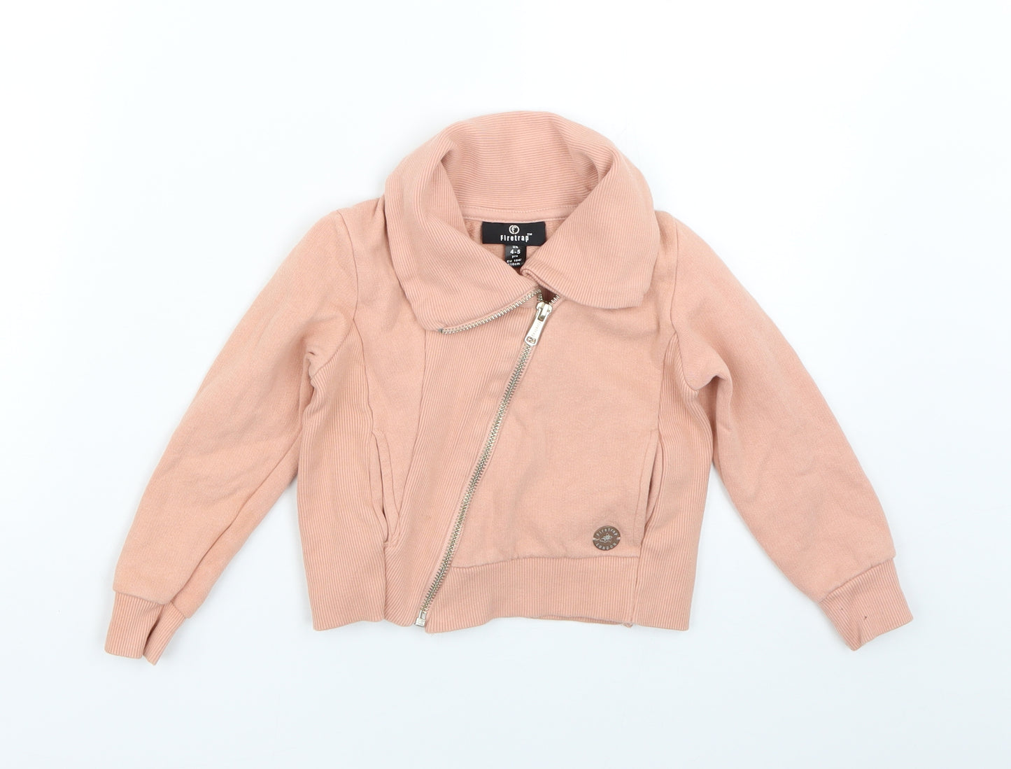Firetrap Girls Pink   Basic Coat Coat Size 4-5 Years