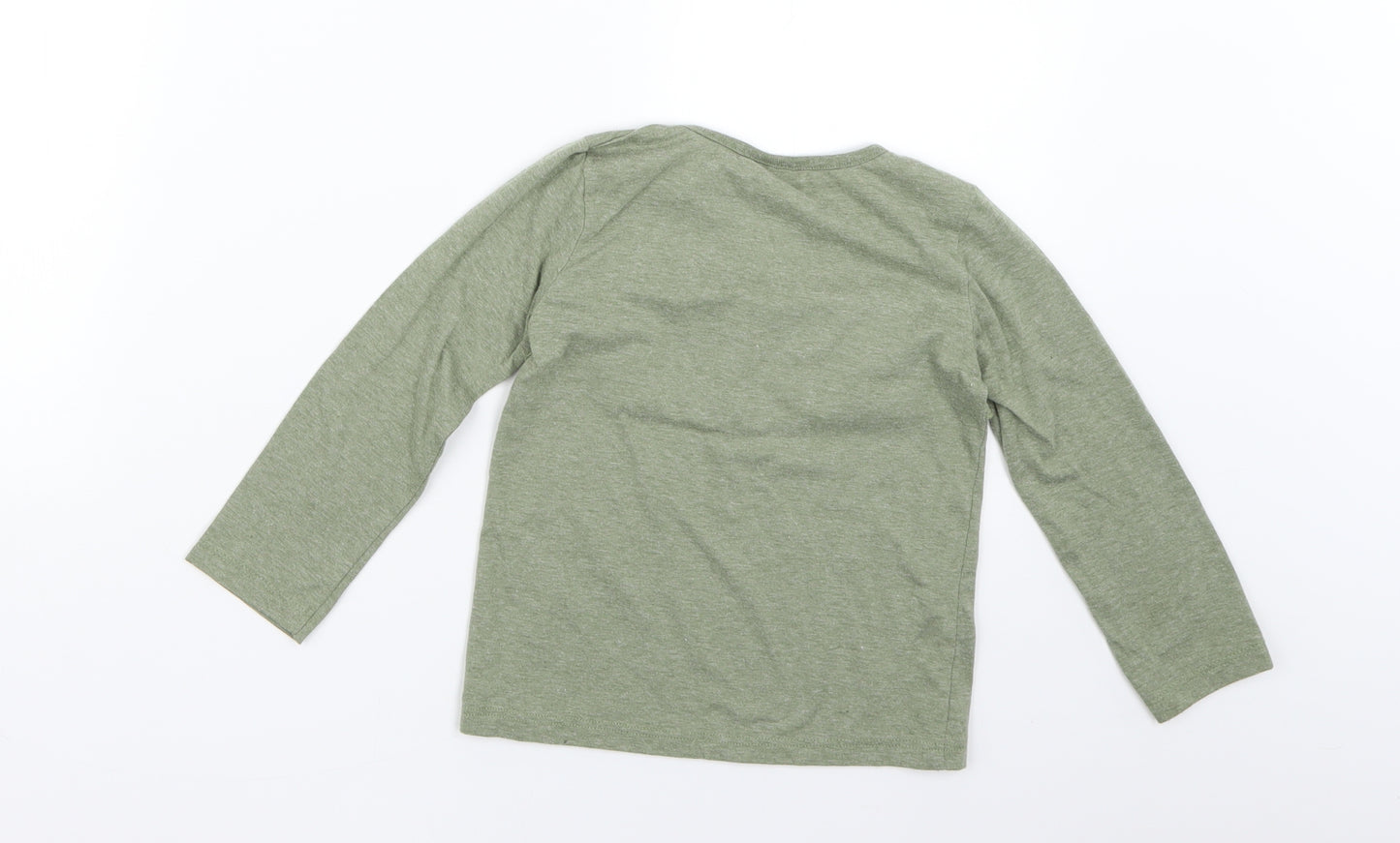 evie Girls Green   Basic T-Shirt Size 3-4 Years