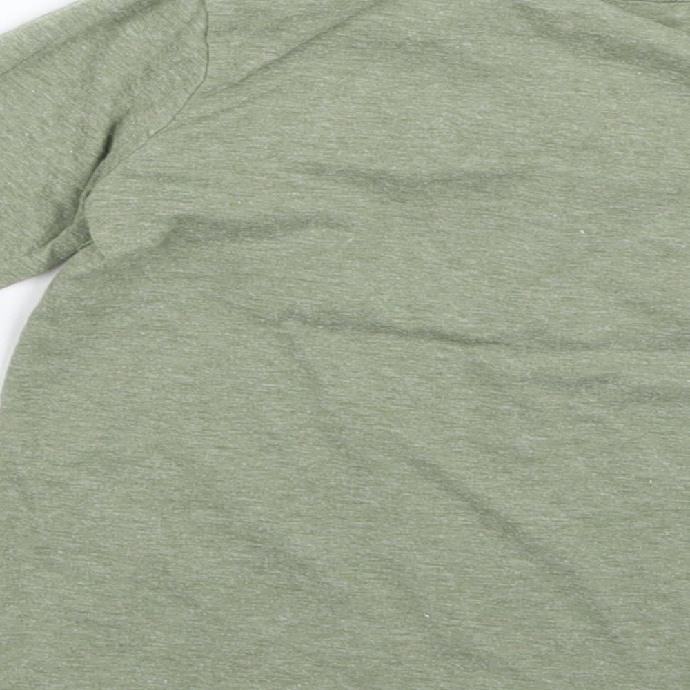 evie Girls Green   Basic T-Shirt Size 3-4 Years