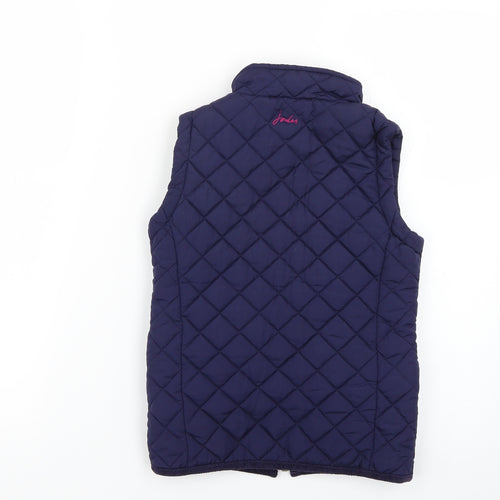 Joules Girls Blue   Gilet Coat Size 6 Years