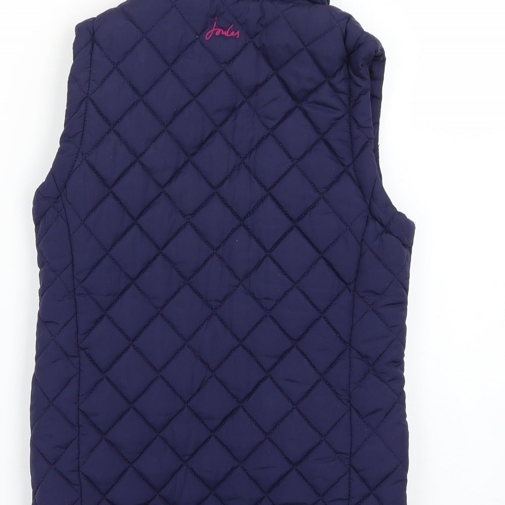 Joules Girls Blue   Gilet Coat Size 6 Years