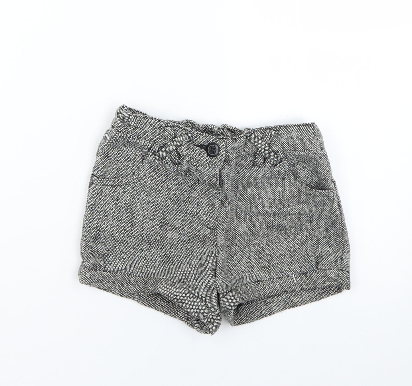 George Girls Grey   Mom Shorts Size 4-5 Years