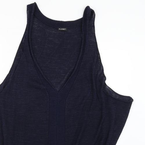 planet Womens Blue   Pullover Jumper Size L