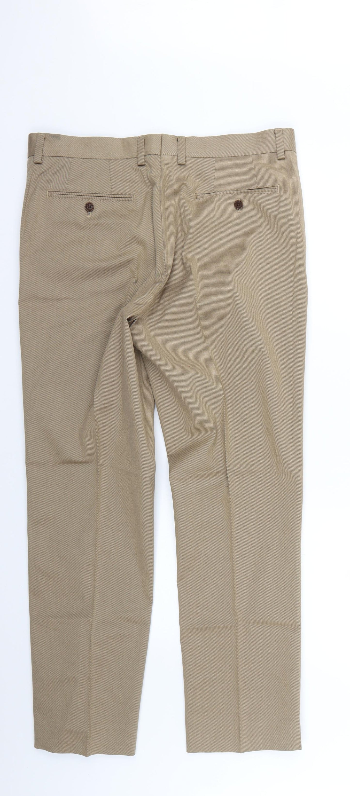 Charles Tyrwhitt Mens Beige   Trousers  Size 34 L28 in