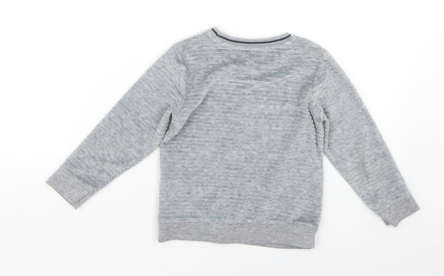 River Island Girls Grey Striped  Pullover Jumper Size 2 Years