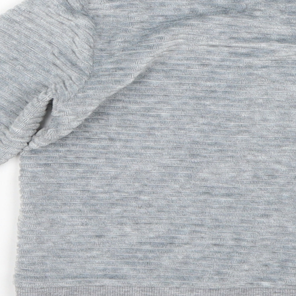 River Island Girls Grey Striped  Pullover Jumper Size 2 Years