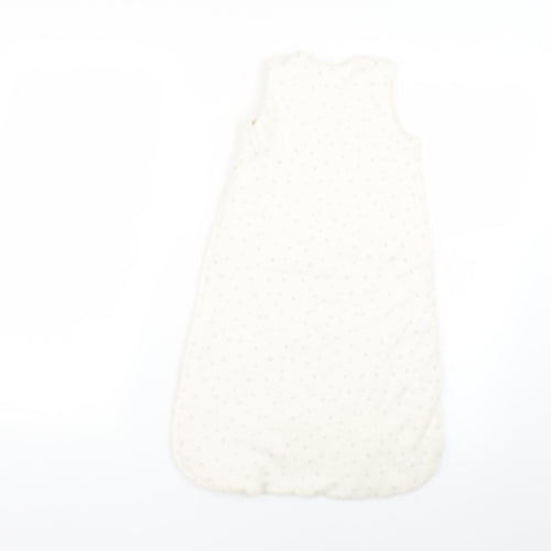 George Baby Beige Polka Dot  Basic Coat Snowsuit Size 3-6 Months