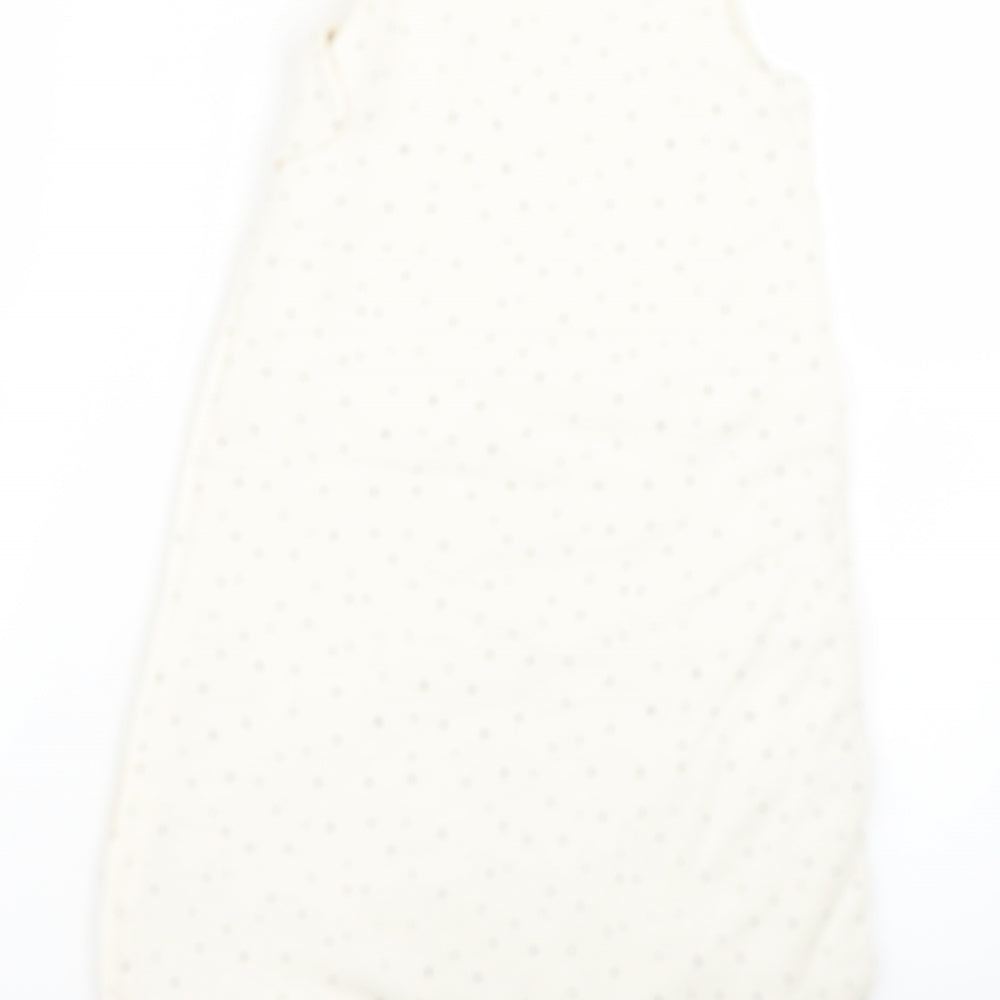 George Baby Beige Polka Dot  Basic Coat Snowsuit Size 3-6 Months