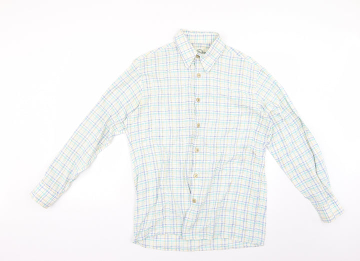 shirt company Mens Multicoloured Check   Button-Up Size M