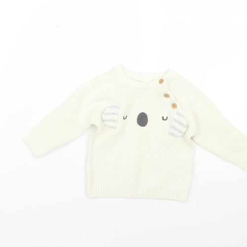 F&F Baby Red Batik  Pullover Jumper Size 0-3 Months