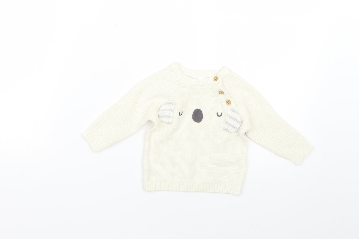 F&F Baby Red Batik  Pullover Jumper Size 0-3 Months