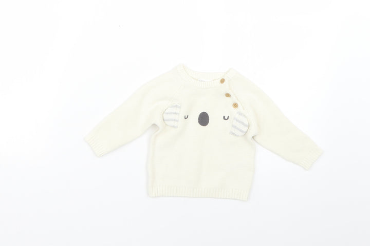 F&F Baby Red Batik  Pullover Jumper Size 0-3 Months