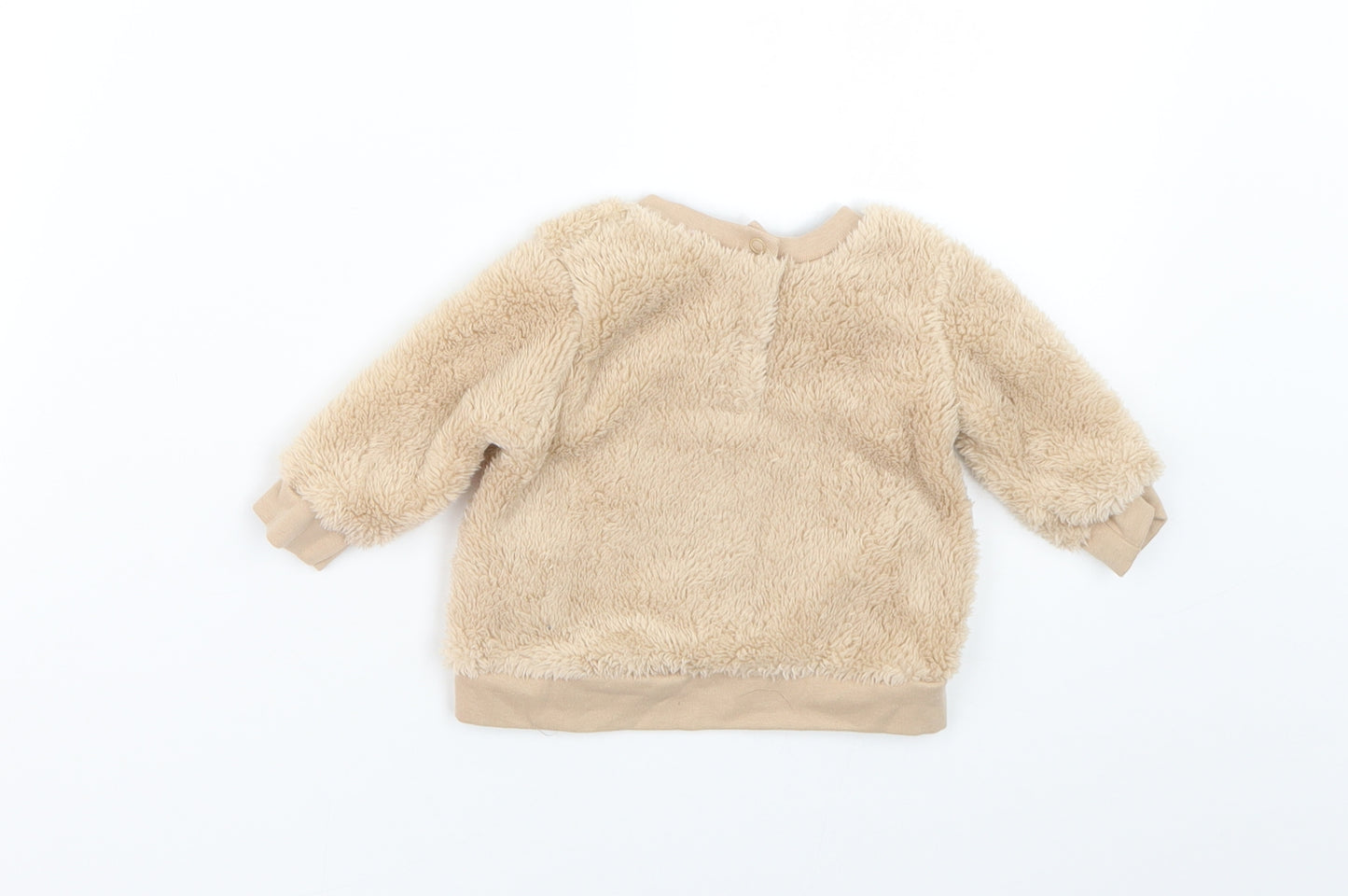 Jack & Lily Baby Beige Geometric  Pullover Jumper Size 0-3 Months