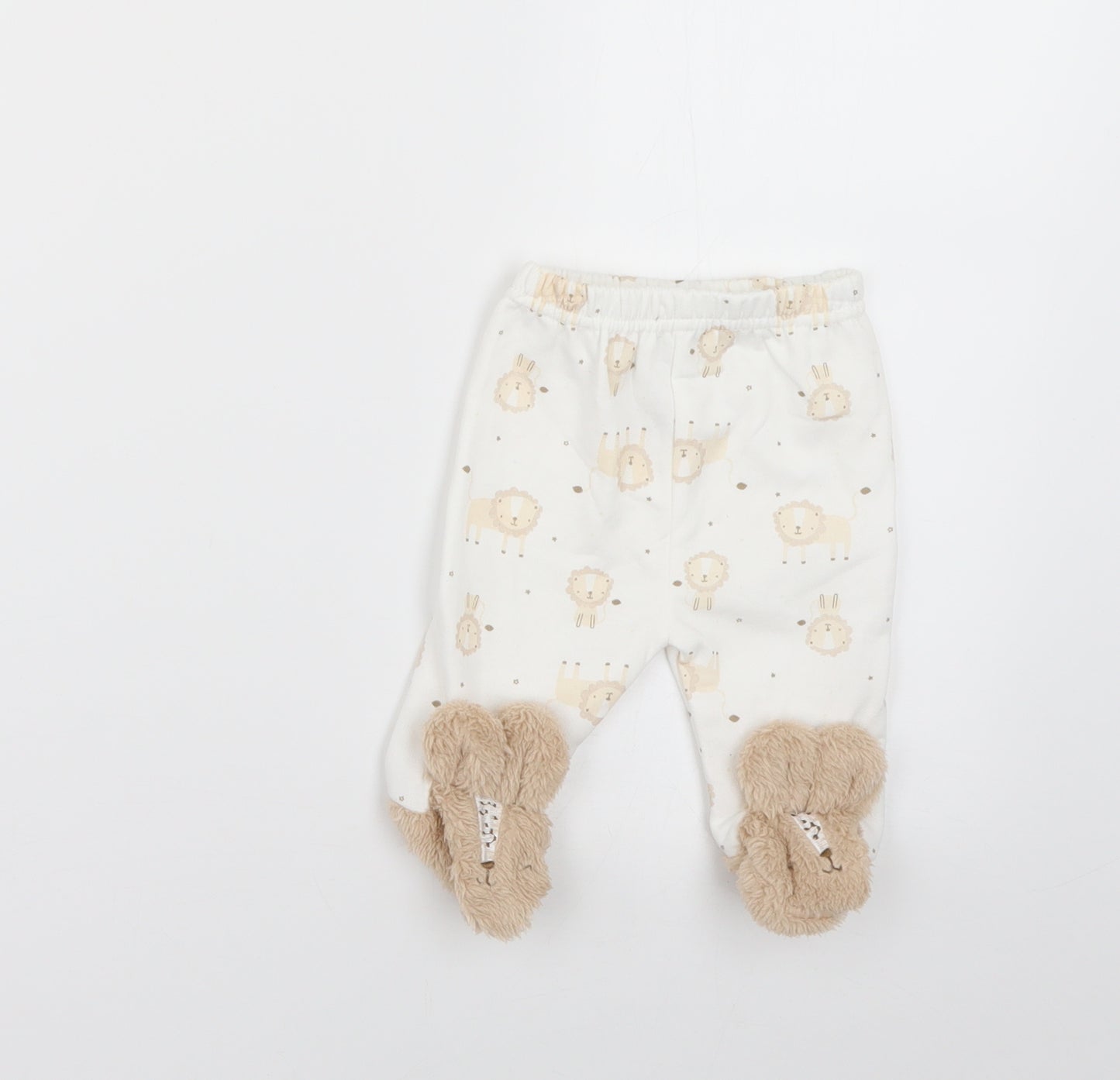 lily&jack Baby Beige Geometric  Sweatpants Leggings Size 0-3 Months