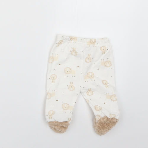 lily&jack Baby Beige Geometric  Sweatpants Leggings Size 0-3 Months