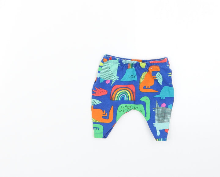 NEXT Baby Multicoloured Geometric  Cropped Leggings Size Newborn