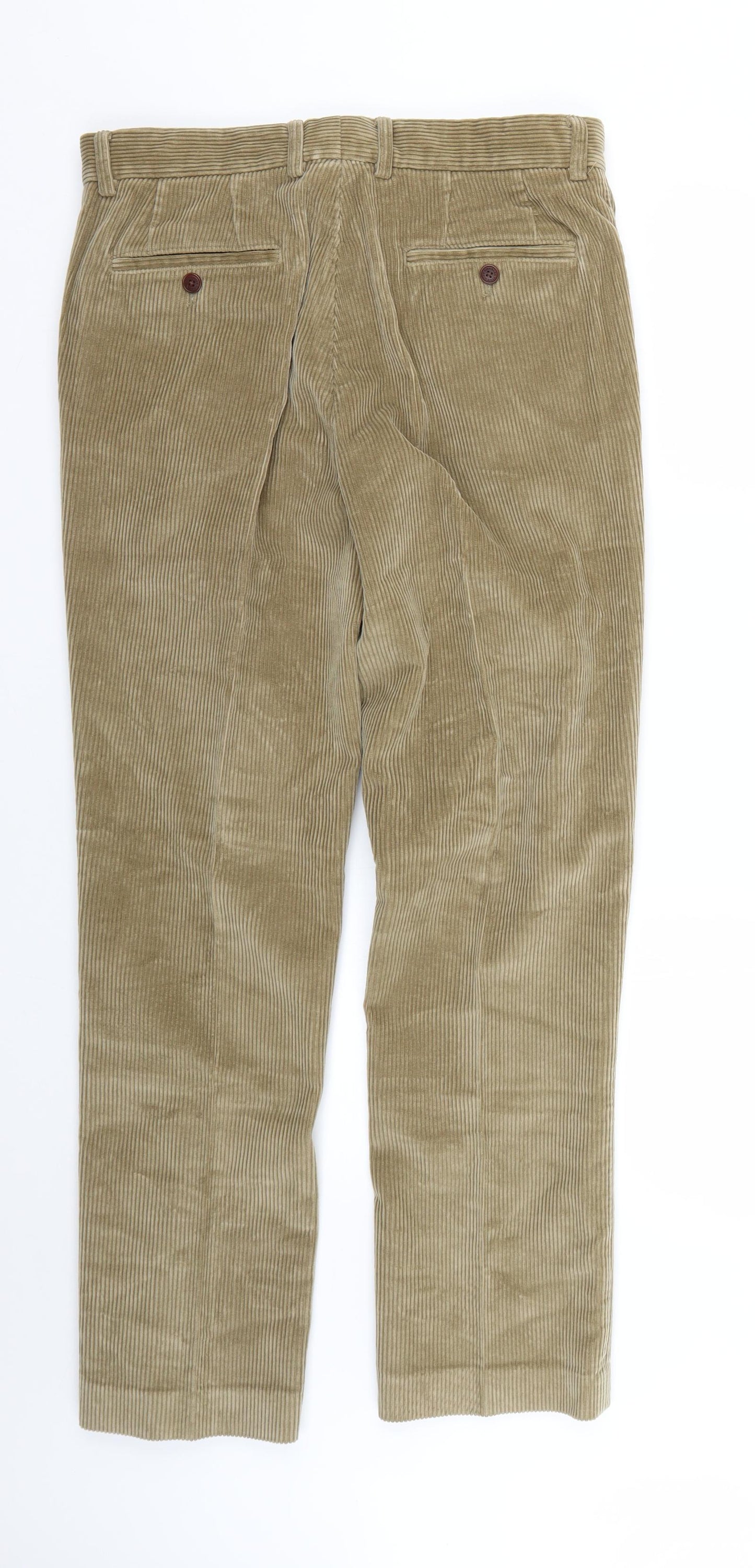 Charles Tyrwhitt Mens Beige   Straight Jeans Size 32 L25 in