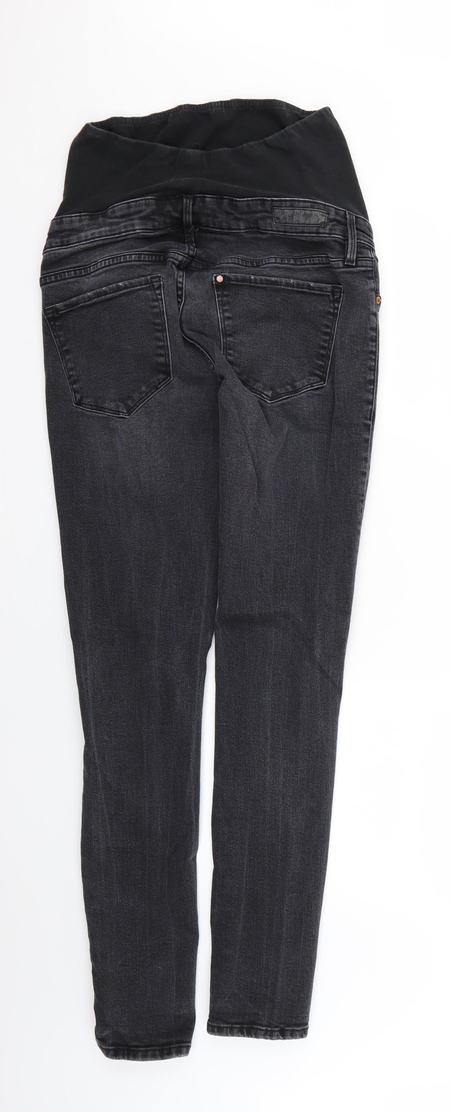 H&M Womens Black   Skinny Jeans Size 10 L27 in - Maternity