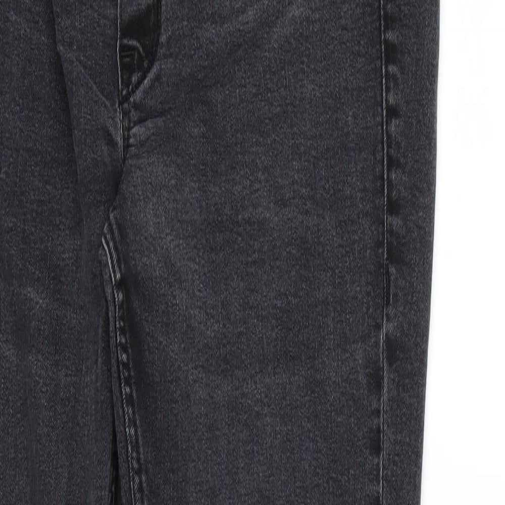 H&M Womens Black   Skinny Jeans Size 10 L27 in - Maternity
