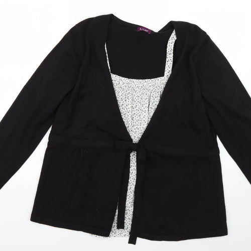 TRUE Womens Black   Pullover Jumper Size 18